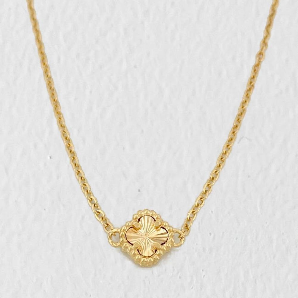 Cadena Aro Seguido Trebol 5.75g / 53cm / 8.1mm Oro Amarillo 18K