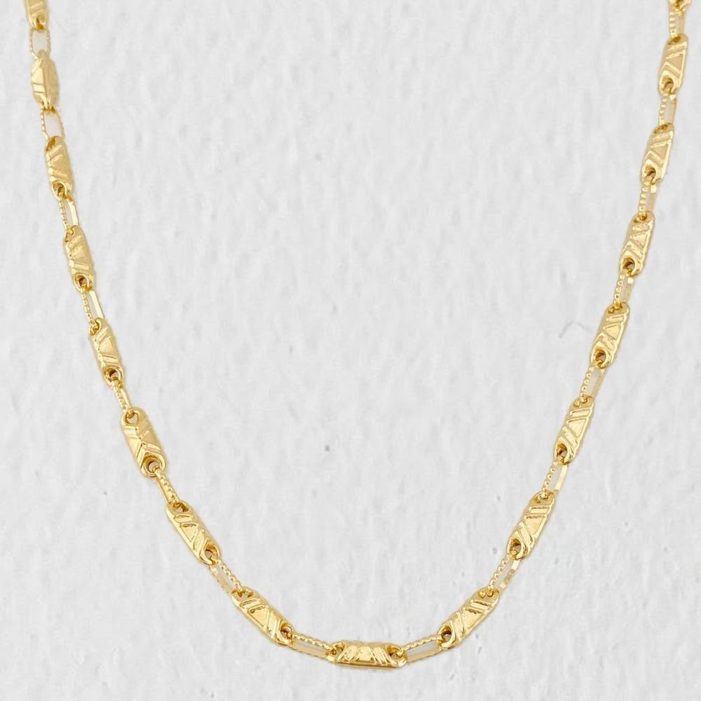 Cadena Rustica 12.15g / 60cm / 3.65mm Oro Amarillo 18K