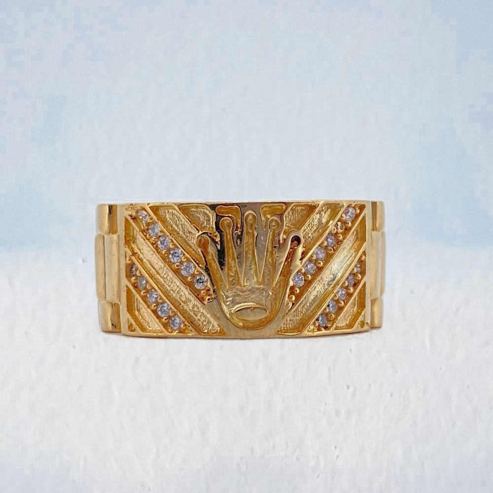 Anillo Correa Corona RX 6gr / T6 1/2 / Oro Amarillo 18K