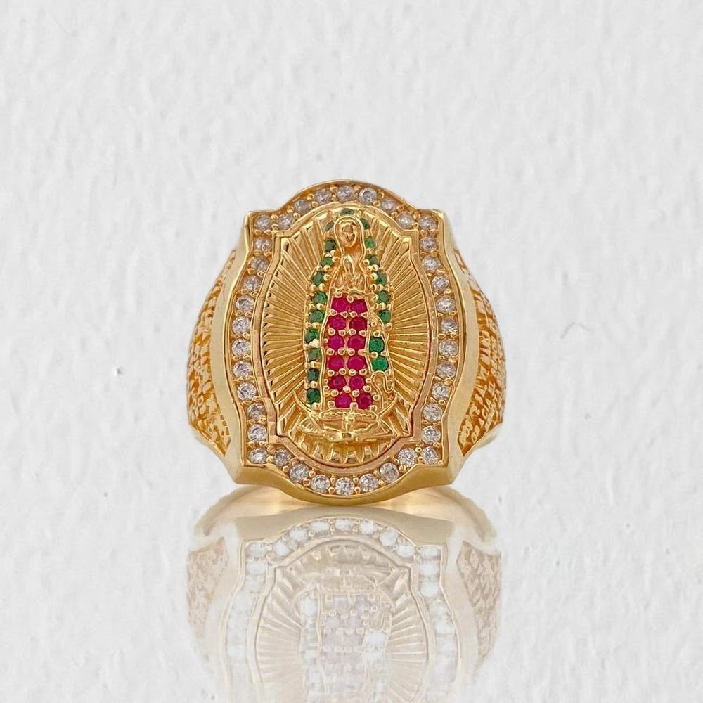 Anillo Virgen de Guadalupe 11.25 g / T9 1/4 Oro Amarillo 18K