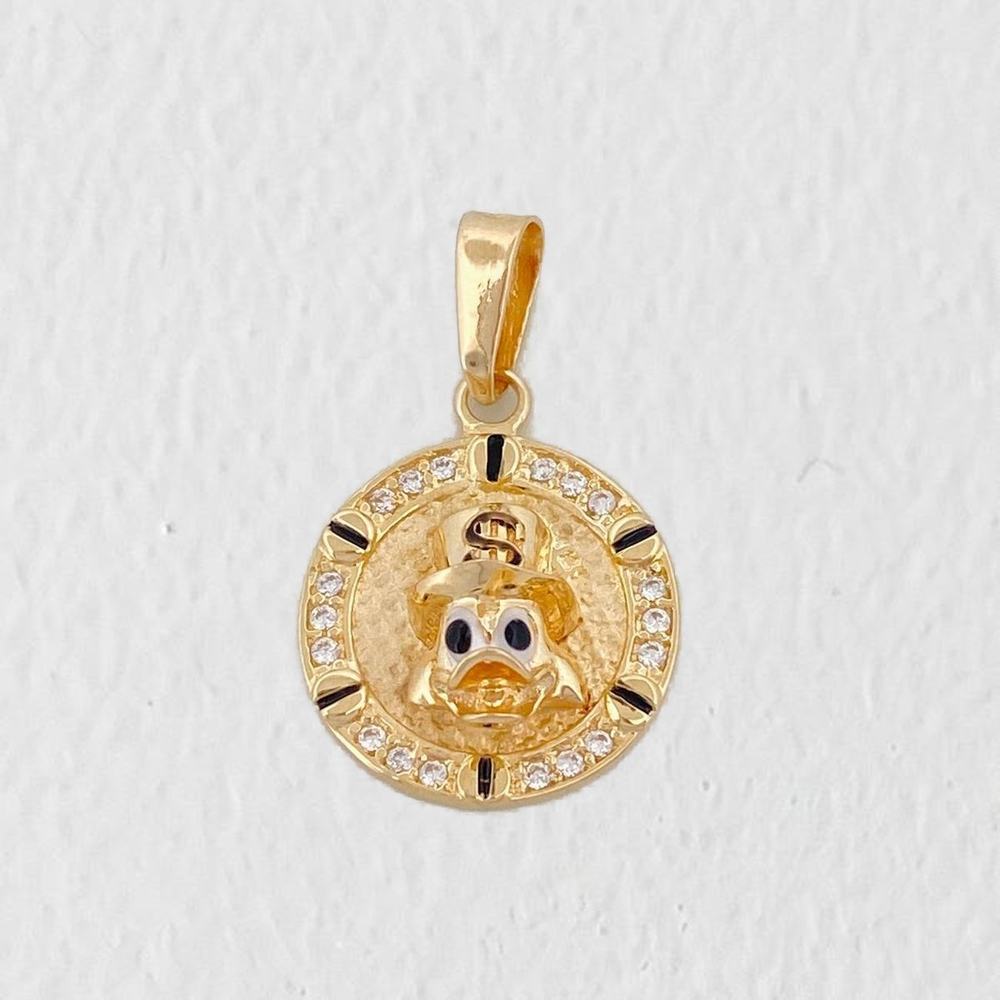 Dije Cara de Pato 1.95g / 2.1cm Oro Amarillo 18K