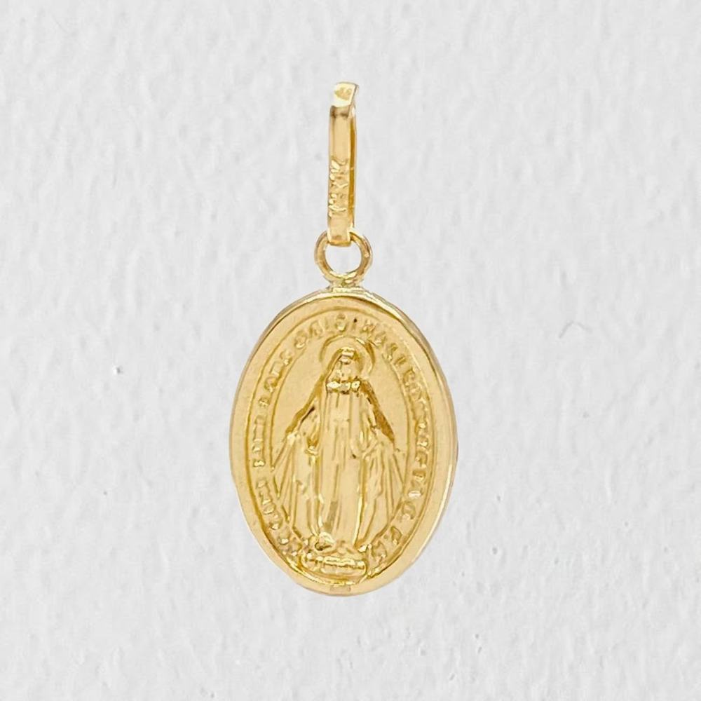 Dije Virgen Milagrosa 1.15g / 3cm Oro Amarillo 18K