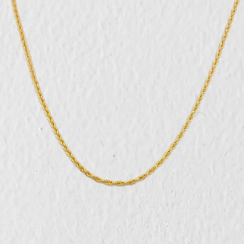 Cadena Lazo 1.1g / 60cm / 1.15mm Oro Amarillo 18K