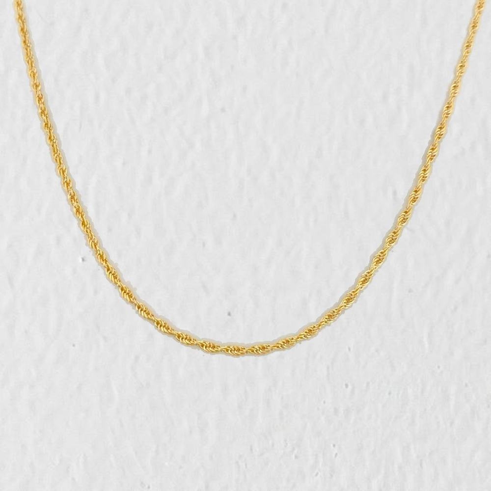 Cadena Lazo 1.15g / 60cm / 1.1mm Oro Amarillo 18K