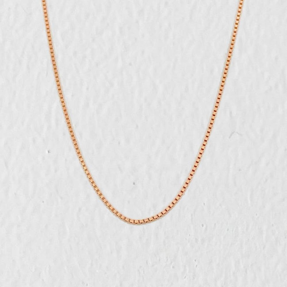 Cadena Veneciana 1.05g / 50cm / 0.4mm Oro Rosa 18K